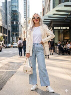 NWT Re generation by Celebrity Pink light wash blue denim Willow jeans, M
